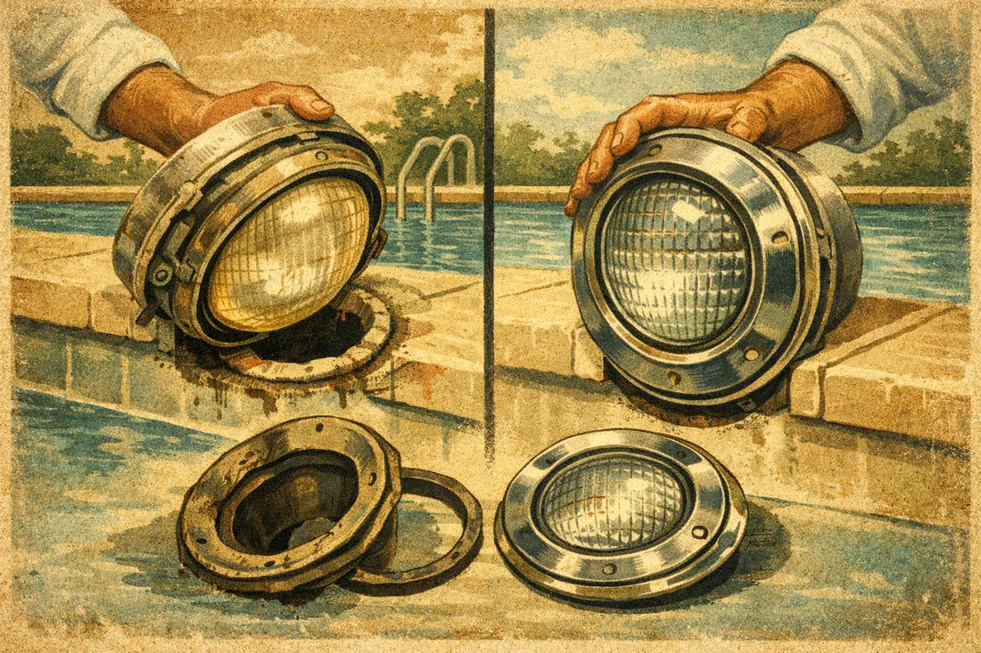 Pool Light Housing Mismatch and Better Fitment
