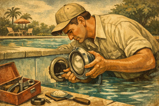 Repair Pool Light Niche Mismatch Right
